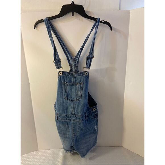 Vanilla Star large short overalls denim rn#111052 - Picture 1 of 5